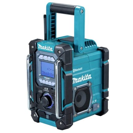 Makita DMR300 Radijas su Bluetooth ir integruotu akumuliatorių krovikliu 10.8-12-14.4-18V