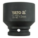 Galvutė smūginė šešiakampė | 20 mm (3/4") | 43 mm (YT-1093)