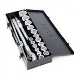 Galvučių komplektas 6 kampų | 19-50 mm | metalinė dėžė | 20 mm (3/4") | 20 vnt. (YT-1335)