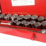 Galvučių ir rakto komplektas 12 kampės | 25 mm (1") | 30 - 80 mm | 21 vnt. (SK1386)