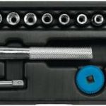 Galvučių su terkšle rinkinys | 6.3 mm (1/4") | 16 vnt. (58160)