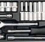 Galvučių su terkšle rinkinys | 6.3 mm (1/4") | 23 vnt. (YT-14421)