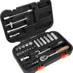 Galvučių su terkšle rinkinys | 6.3 mm (1/4") | 42 vnt. (58641)