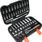 Galvučių su terkšle rinkinys | 6.3 mm (1/4") | 56 vnt. (58643)