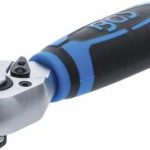 Rankena galvutėms terkšlinė | smulkūs dantukai | trumpa | 10 mm (3/8") (623)