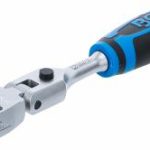 Terkšlė galvutėms lanksti, fiksuojama | išorinis kvadratas 6.3 mm (1/4") (285)