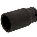 Galvutė ilga smūginė plonasienė 12 kampų | 12,5 mm (1/2") | 30 mm (KR121030)