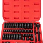 Smūginių įrankių rinkinys | metriniai ir coliniai dydžiai | 10 mm (3/8") | 45 vnt. (SK45S)