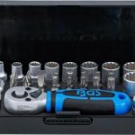 Daugiafunkcinių galvučių su teršle rinkinys | 6.3 mm (1/4") | 28 vnt. (2143)