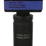 Galvutė smūginė šešiakampė ilga | 12,5 mm (1/2") | 19 mm (H501119)
