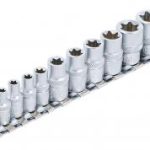 Galvučių rinkinys E-Tipas | 6.3 mm (1/4") / 10 mm (3/8") | 12 vnt. (2038)