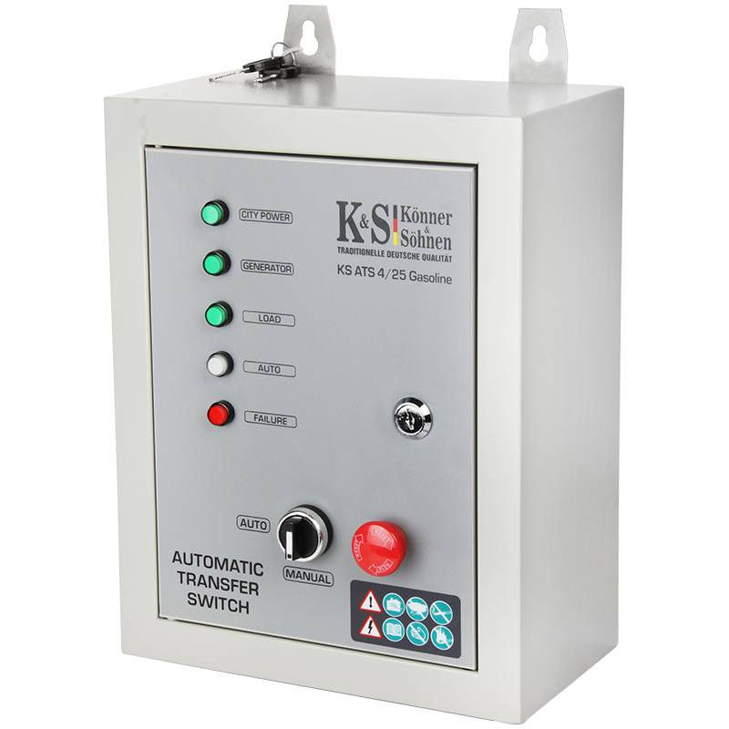 5e8d4816-9cf2-4e19-8666-1c547c8bbca4 Automatinis perjungimo jungiklis benzininiam generatoriui KS ATS 4/25 (230V / 400V-50A) KONNER & SOHNEN - Image 1