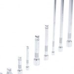 Šarnyrinių ilgintuvų  rinkinys | 6.3 mm (1/4") / 10 mm (3/8") / 12,5 mm (1/2") | 9 vnt. (2253)