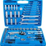 Galvučių ir raktų rinkinys | 6.3 mm (1/4") / 10 mm (3/8") | 92 vnt. (2289)