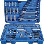 Galvučių ir raktų rinkinys | 6.3 mm (1/4") / 10 mm (3/8") | Coliniai dydžiai | 92 vnt. (2299)