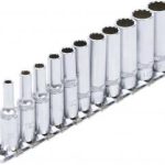 Galvučių rinkinys, 12 kampų, ilgos | 6.3 mm (1/4") | 11 vnt. (5251)