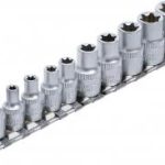 Galvučių rinkinys E-Tipas | 6,3 mm (1/4") / 10 mm (3/8") | E4 - E16 | 10 vnt. (9548)