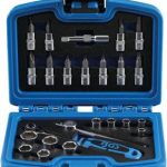 Galvučių su terkšle rinkinys | 6.3 mm (1/4") | 24 vnt. (2140)