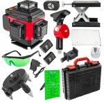 Linijinis lazerinis nivelyras Red Technic RTPLK0036, 40 m, žalias