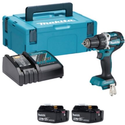 Akumuliatorinis gręžtuvas Makita DDF484RGJ, 18 V, 2 x 6,0 Ah