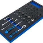 Įrankių dėklas 1/3: galvučių rinkinys | 6.3 mm (1/4") | 41 vnt. (4054)