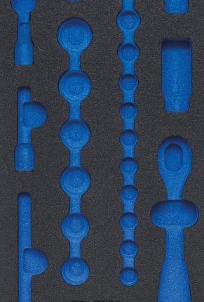 Įrankių dėklas 1/3, tuščias | 4052 pozicijai (4052-1)