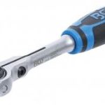 Terkšlinis raktas šarnyrinis 180° | smulkūs dantukai | 6.3 mm (1/4") (112)