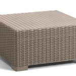 Sodo stalas Kalifornijos smėlio spalvos