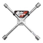 Raktas ratams Cr-V, sustiprintas "kryžius" 17x19x21x22 mm (YT-0800)