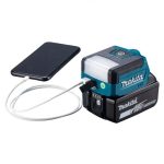 Akumuliatorinis LED prožektorius Makita DML817 su USB 2.4A - Image 2