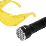 UV žibintuvėlis ir akiniai kondicionavimo sistemos nuotėkio aptikimui | UV 21 LED (82756)