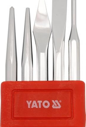 Kaltų ir išmušėjų rinkinys | 5 vnt. (YT-4695)