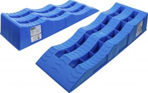 _2310260710581 Rampų rinkinys | Plastikas | 3 užvažiavimo aukščiai | 2 vnt. (74402) - Image 1