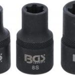 Galvučių rinkinys | Spline (Ribe) M6S, M8S, M12S | 3 vnt. (9336)