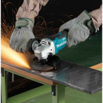 Akumuliatorinis kampinis šlifuoklis Makita DGA504Z, 18 V, (be akum. ir krov.) - Image 2