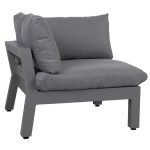 Modulinė sofa FLUFFY kampinė, pilka 13792 HOME4YOU