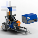 Reduktorinė malkų skaldyklė DRM-50 su benzininių variklių 7,5AG - Image 3