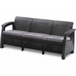 Trivietė sodo sofa Corfu Love Seat Max 29197959939 KETER