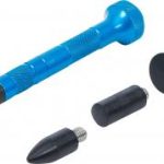 Aliuminė rankenėlė su keičiamais antgaliais įlenkimų šalinimui be dažymo | 100 mm (9155)