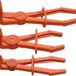 Žarnų užspaudimo replės lenktos | 90 ° kampas | 155-220 mm | 3 vnt. (8764)