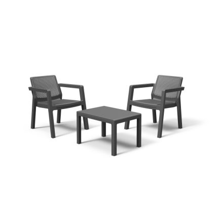 Sodo baldų komplektas „Emily“ balkonų komplektas pilkas 29209815939 KETER