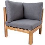 Modulinė sofa FINLAY kampinė 71x71xH70cm, akacija; 13573 HOME4YOU