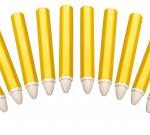 Markeriai / Žymekliai | balti | 12 vnt. (8822)