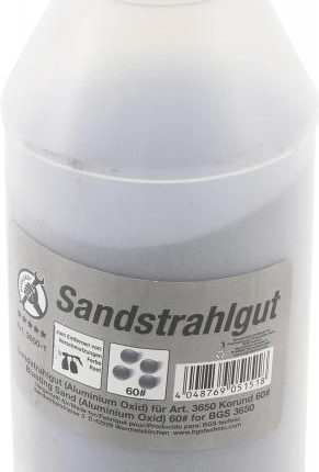 Smėlis smėliavimui | Aliuminio oksidas | 60 # | 850 g (3650-1)