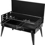 Lauko kepsninė / grilis turistinis | lagaminas, grotelės | 42X22 cm (99593)