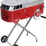 Lauko kepsninė / grilis sulanksomas | pelenų dėklas / anglies plokštė / darbo staliukas / 70 x 29,5 cm (99595)