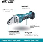 Akumuliatorinis skardos žirklės Makita DJS161Z, 18V Li-ion - Image 3