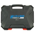 Galvučių rinkinys 94vnt, 1/2"+1/4" Dedra 17K094 - Image 2