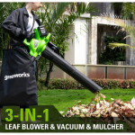 Akumuliatorinis lapų pūstuvas / siurblys Greenworks GD24X2BVK4X, 48V(2X24V), 2X4,0 Ah - Image 3