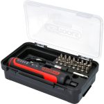Akumuliatorinis suktuvas eMONSTER, komplektas su 1/4´´ antgaliais 27 vnt., KS Tools 515.3600_KST